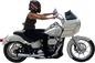 KLOCK WERKS Wrapper Front Fender - Black - 19" - HD Softail KWF-02-0491
