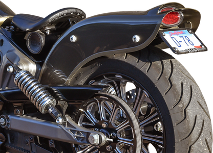 KLOCK WERKS Outrider Rear Fender - Black - Indian Scout KWF-04-0342