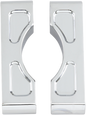 KLOCK WERKS Hugger Front Fender Mounting Blocks - For 21" Wheels - Chrome KWFS-01-0102-C