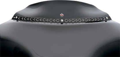 KLOCK WERKS Flare® Windshield - 3-1/2" - Black - '96-'13 FLH KWW-01-0204