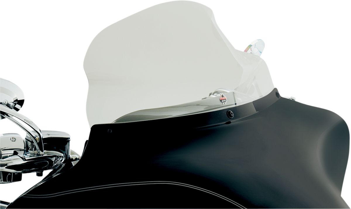 KLOCK WERKS Flare® Windshield - 8-1/2" - Tinted - '96-'13 FLH KWW-01-0209