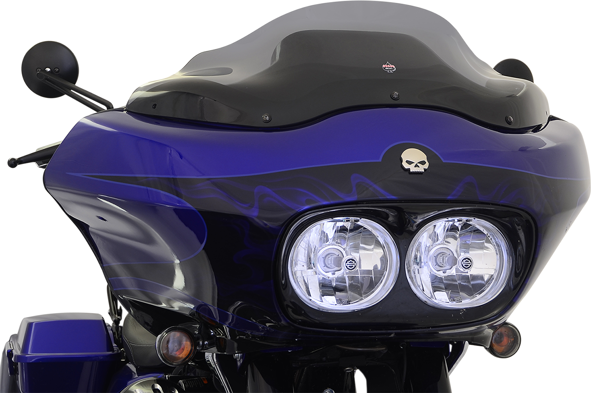 KLOCK WERKS Sport Flare® Windshield - 8" - Smoke - '98-'13 FLTR KWW-01-0189