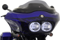 KLOCK WERKS Sport Flare® Windshield - 8" - Smoke - '98-'13 FLTR KWW-01-0189