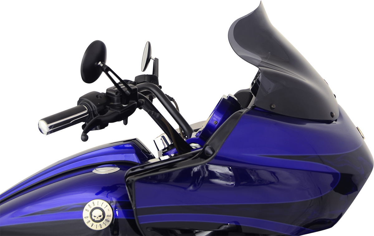 KLOCK WERKS Sport Flare® Windshield - 12" - Dark Smoke - '96-'13 FLTR KWW-01-0232