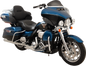 KLOCK WERKS Flare® Windshield - 5" - Black - '14-'25 FLH KWW-01-0319