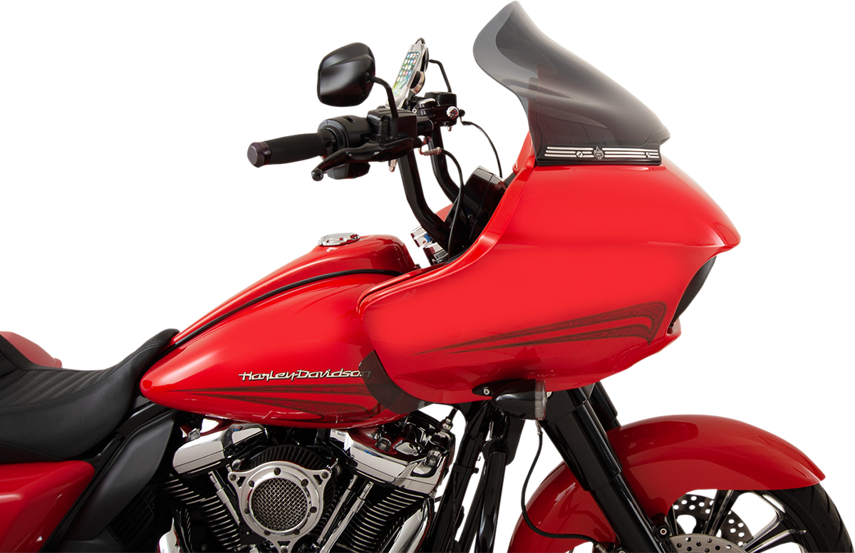 KLOCK WERKS Sport Flare® Windshield - 14" - Dark Smoke - '15-'25 FLTR KWW-01-0317