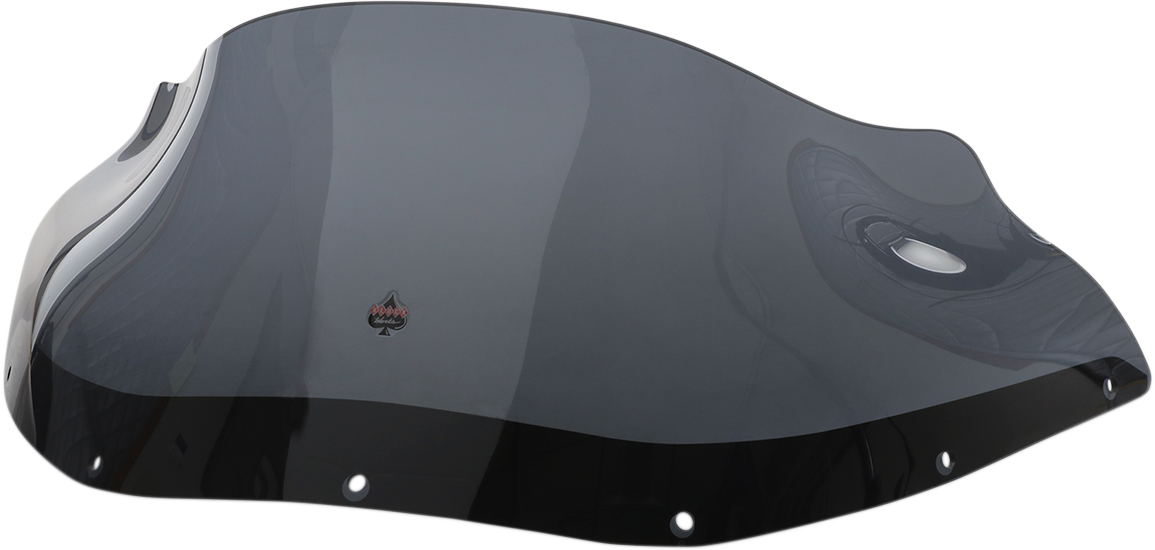 KLOCK WERKS Flare® Windshield - 9" - Dark Smoke - '85-'92 FXRP KWW-02-0500