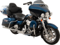KLOCK WERKS Flare® Windshield - 4" - Dark Smoke - '14-'25 FLH KWW-01-0405