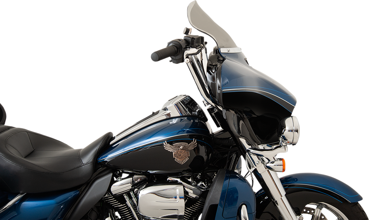 KLOCK WERKS Flare® Windshield - 10-1/2" - Tinted - '14-'25 FLH KWW-01-0468
