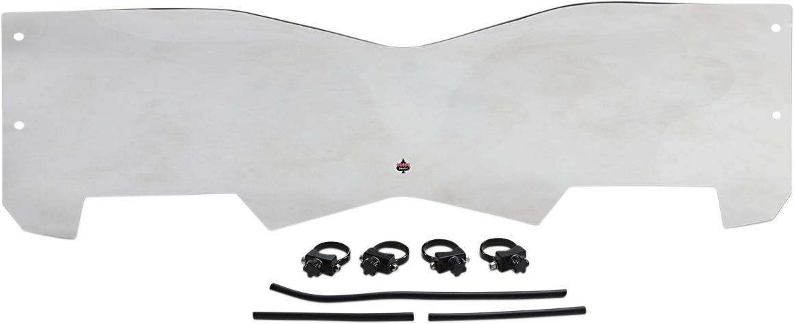 KLOCK WERKS Flare® Windshield - 9-3/4" - Clear - RZR KWW-05-0525