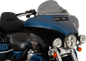 KLOCK WERKS Flare® Windshield Trim - Logo - Black Contrast - '14-'25 FLH KWW-01-0363