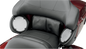 KLOCK WERKS Rear Speaker Grilles - '96-'13 FLHTCU KWS-01-0001