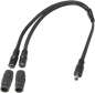 TECMATE Y-splitter - DC 2.5 mm to DC 2.5 mm O-45