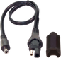 TECMATE Adapter - SAE to DC 2.5 MM Plug O-67M