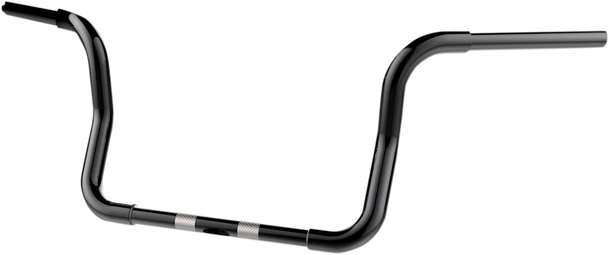 KHROME WERKS 1-1/4" Bobber Ape Hanger Handlebar - TBW - 10" - Black 300870