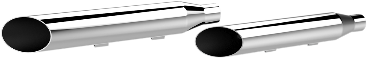 KHROME WERKS 3" HP-Plus® Slip-On Mufflers - Slash-Cut - Chrome - XL 202395