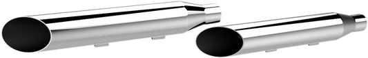 KHROME WERKS 3" HP-Plus® Slip-On Mufflers - Slash-Cut - Chrome - XL 202395