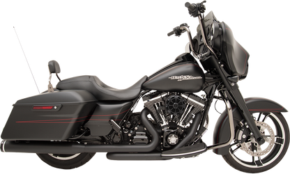KHROME WERKS 2-into-2 Dominator Exhaust System - Black - '09-'16 FL - With 4-1/2" Muffler 200830