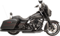 KHROME WERKS 2-into-2 Dominator Exhaust System - Black - '09-'16 FL - With 4-1/2" Muffler 200830