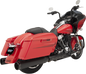 KHROME WERKS 4-1/2" HP-Plus® Slip-On Mufflers - Black with Klassic - Touring 202825