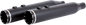 KHROME WERKS 4-1/2" HP-Plus® Slip-On Mufflers - Black with Tracer - Touring 202835