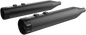 KHROME WERKS 4-1/2" HP-Plus® Slip-On Mufflers - Black with Klassic Tip 202830
