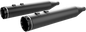 KHROME WERKS 4-1/2" HP-Plus® Slip-On Mufflers - Black with Tracer Tip 202840