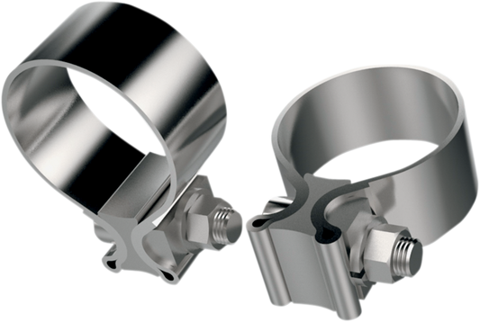 KHROME WERKS Exhaust Clamp - Stainless Steel - 1-3/4" 203030