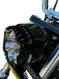 CUSTOM DYNAMICS LED Headlight - Shark Demon® - Pedestal Mount SD2-PM-W
