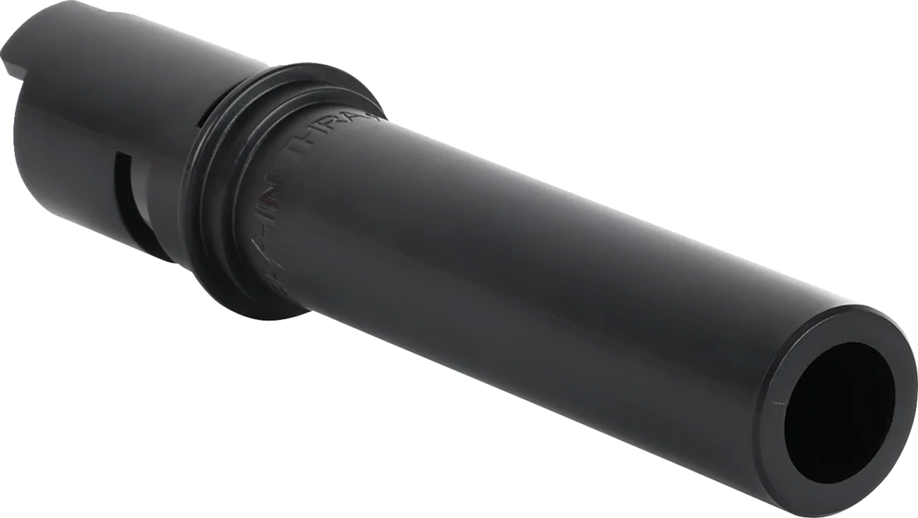 THRASHIN SUPPLY CO. Throttle Tube - Smooth - 1" - Touring TBW - Black TSC-2805-1
