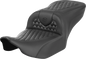 SADDLEMEN Roadsofa™ Seat - without Backrest - Honeycomb - FLTR/FLHX '23-'24 823-07-18900