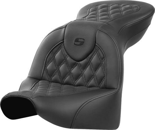SADDLEMEN Roadsofa™ Seat - without Backrest - Lattice Stitch - FXBR/S '18-'20 818-31-182