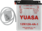 YUASA Y12N12A-4A-1 Yumicron CX Lead/Calcium Battery - High Cranking Power