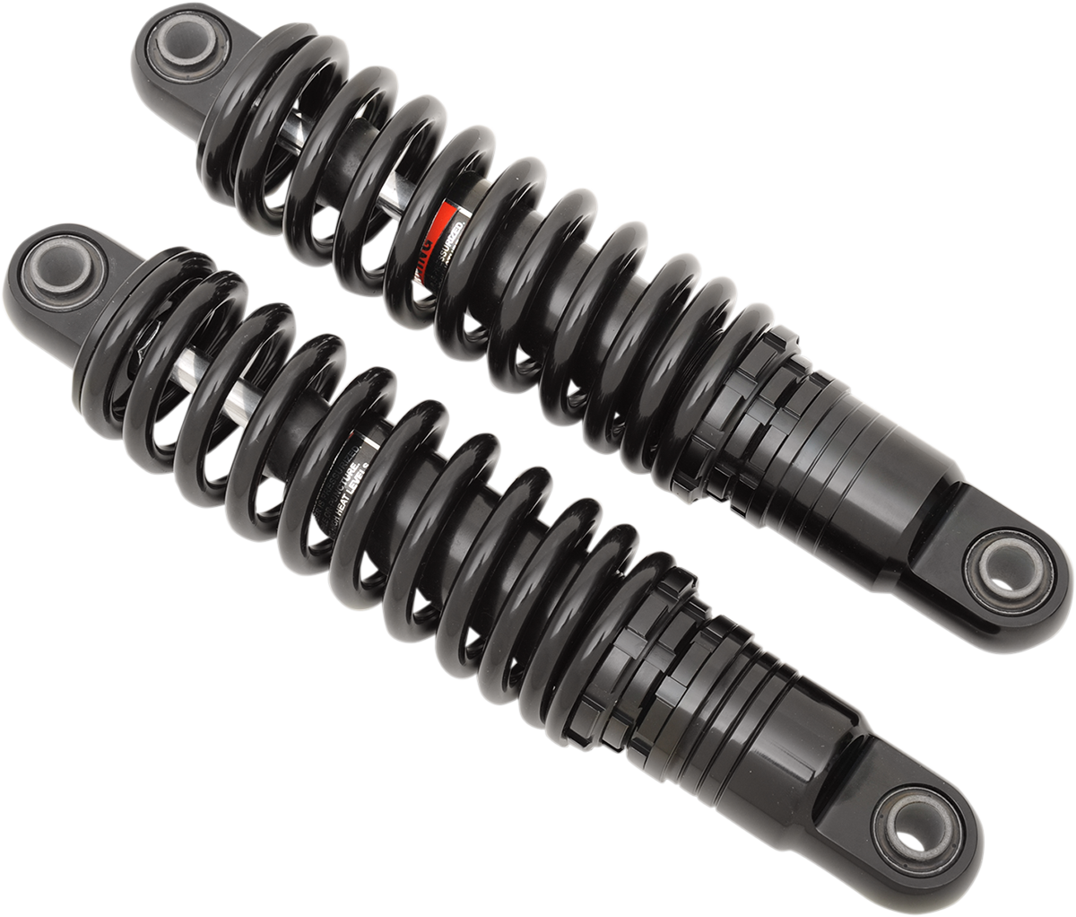 DRAG SPECIALTIES SHOCKS Premium Ride-Height Adjustable Shocks - 12" - Standard - Black C16-0156AB