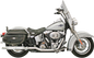 BASSANI XHAUST Power Curve True-Dual Crossover Header Pipes - '07-'17 Softail SFT-212