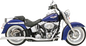 BASSANI XHAUST Power Curve True-Dual Crossover Header Pipes - '86-'06 Softail SFT-211