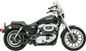 BASSANI XHAUST Radial Sweepers Exhaust System - Black - '07-'13 XL XL4-FF12CLB