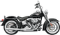 BASSANI XHAUST 2:1 Exhaust - Chrome - Long - Softail 12111J