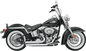 BASSANI XHAUST FireSweep Exhaust - Chrome - Softail 12113D