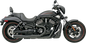 BASSANI XHAUST Road Rage 2:1 Exhaust - Black 1V22JB