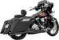 BASSANI XHAUST B1 2:1 Exhaust - Black FLH-777B