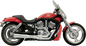 BASSANI XHAUST B1 2:1 Exhaust - Chrome 1V18R