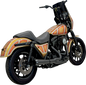 BASSANI XHAUST Road Rage 2:1 Exhaust - Black 1FXR2B