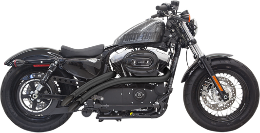 BASSANI XHAUST Radial Sweepers Exhaust System - Black - XL 1X2FB