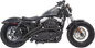 BASSANI XHAUST Radial Sweepers Exhaust System - Black - XL 1X2FB