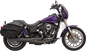 BASSANI XHAUST 2:1 Exhaust - Black - Megaphone - Long - '91-'05 FXD 13321R