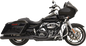 BASSANI XHAUST B4 2:1 Exhaust - Black - Megaphone 1F51RB