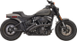 BASSANI XHAUST Radial Sweepers Exhaust System - Black 1S21FB