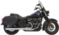 BASSANI XHAUST 2-into-1 Road Rage Exhaust System - Chrome 1S91R