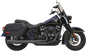 BASSANI XHAUST 2-into-1 Road Rage Exhaust System - Black 1S91RB